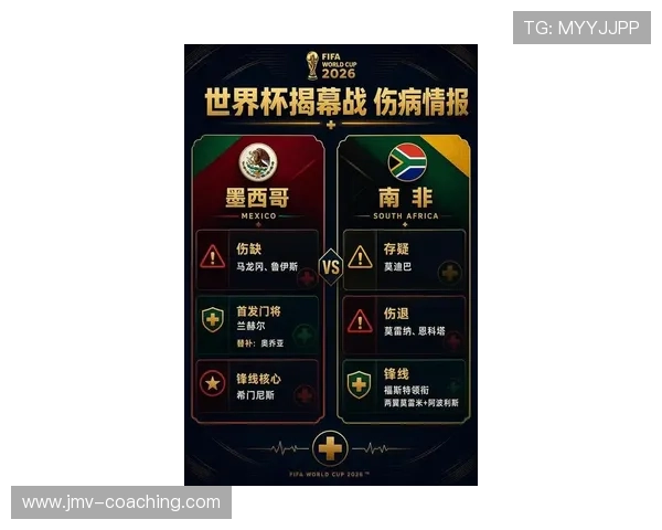 南非vs墨西哥比赛官方公告:比赛地点、时间及观众入场指南 南非vs墨西哥比赛官方公告:比赛地点、时间及观众入场指南